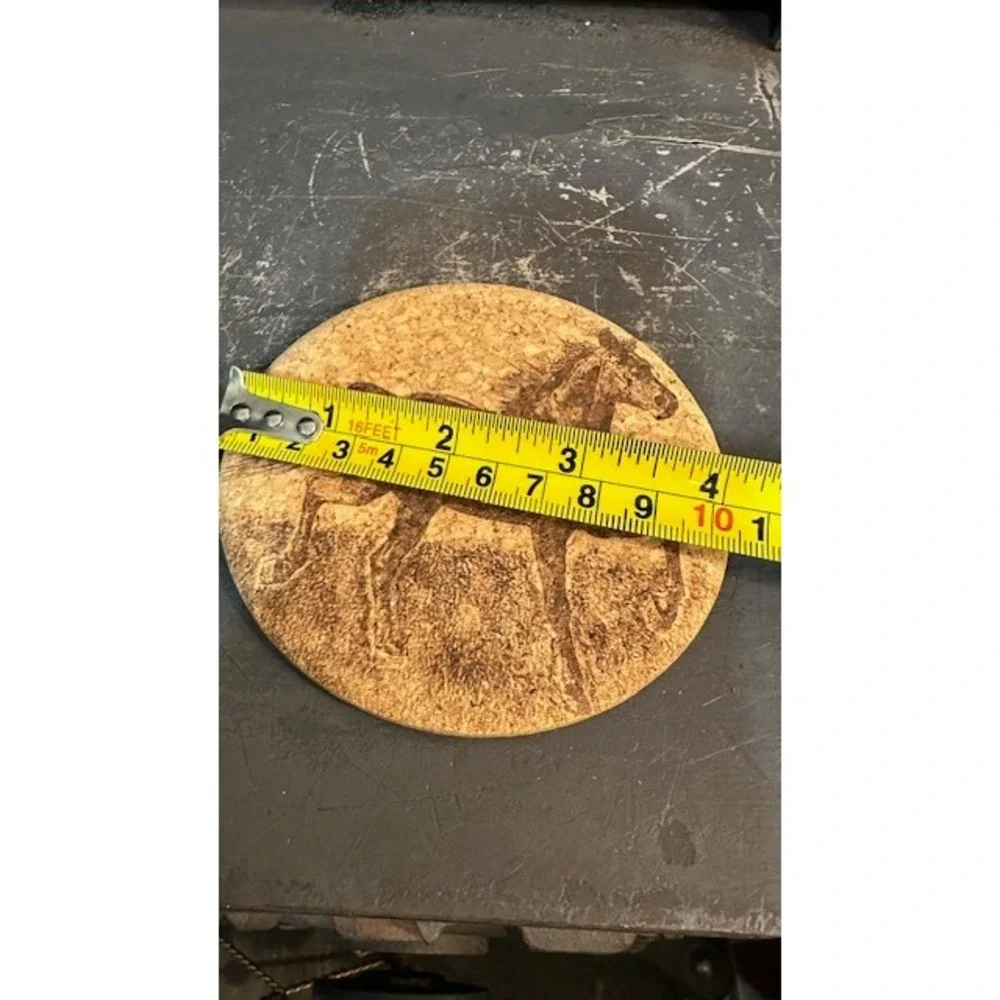 Walton Company Hot to Trot Horse Cork‎ Coaster GrafixMat 4